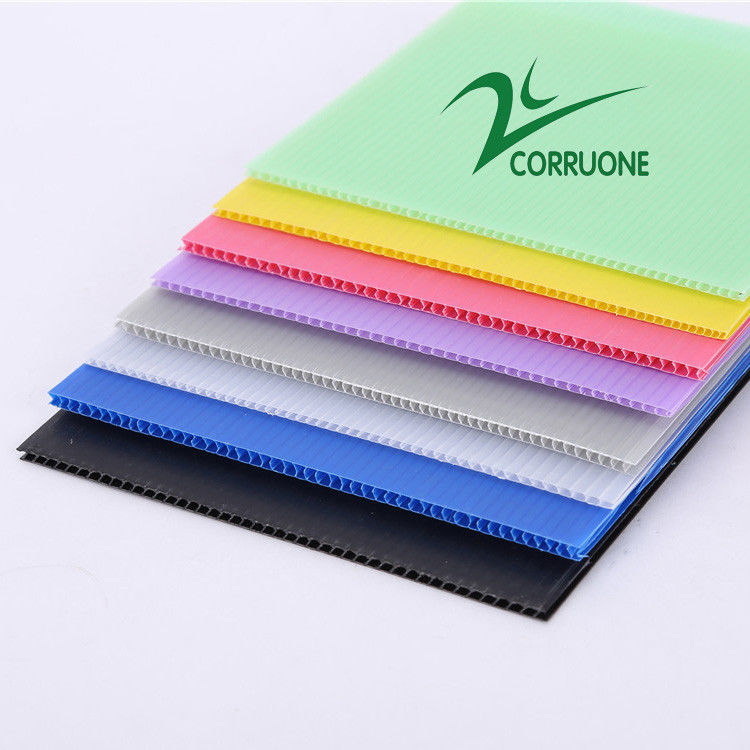 Carta di plastica corrugata resistente alla corrosione per imballaggi in cartone