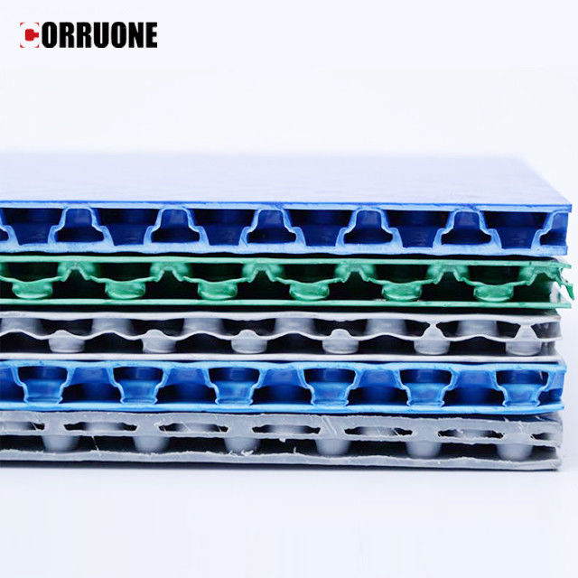strati bianchi di Correx del bordo di plastica ondulato bianco 10mm di 9mm 4mm