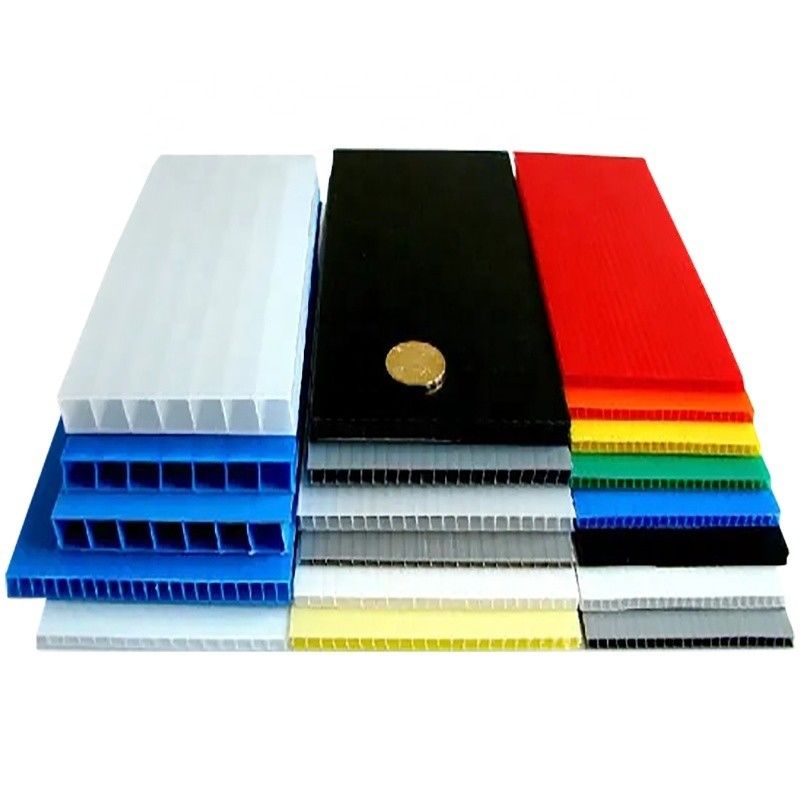 2mm 3mm 4mm 5mm 6mm 7mm pp hanno ondulato i pannelli del polipropilene dello strato
