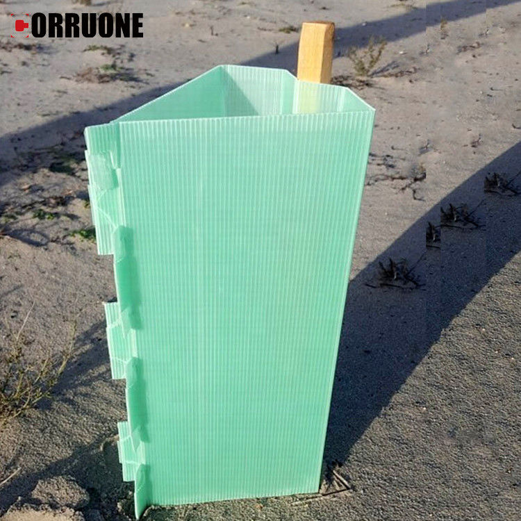 Fogli di plastica poco costosi per nido d'api di plastica proteggitore di fogli di plastica in pp carta di plastica ondulata che protegge efficacemente i giovani alberi