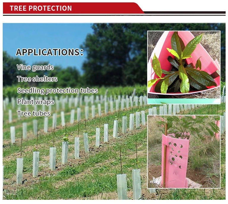 protettori del tronco di Green Plastic Tree della guardia dell'albero di 1.5mm pp Corflute