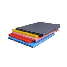 La plastica ondulata riciclata rossa blu riveste il cartone ondulato di 10mm pp