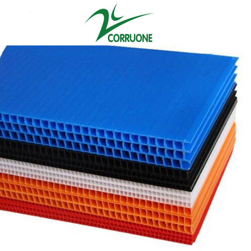 gli spazii in bianco del segno di 4mm 5mm 4x8 Coroplast hanno riciclato gli strati di plastica ondulati