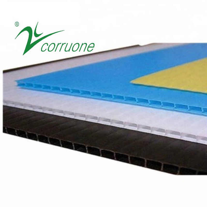 gli spazii in bianco del segno di 4mm 5mm 4x8 Coroplast hanno riciclato gli strati di plastica ondulati