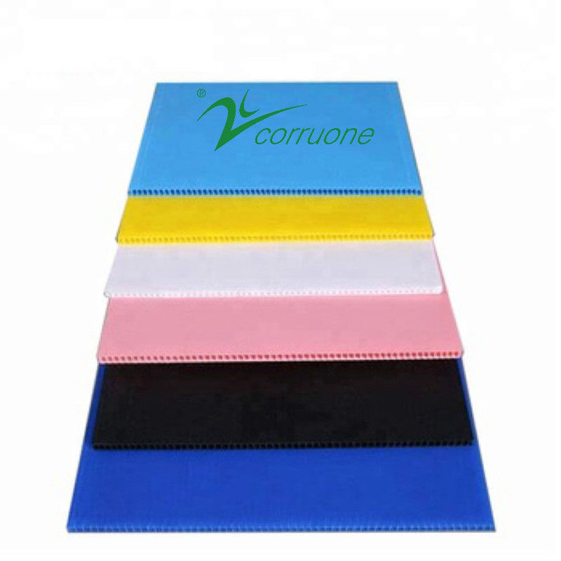 gli spazii in bianco del segno di 4mm 5mm 4x8 Coroplast hanno riciclato gli strati di plastica ondulati