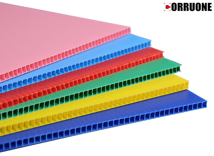 Lo strato Correx dei pp 3mm Corflute ha ondulato gli strati di plastica della protezione del pavimento