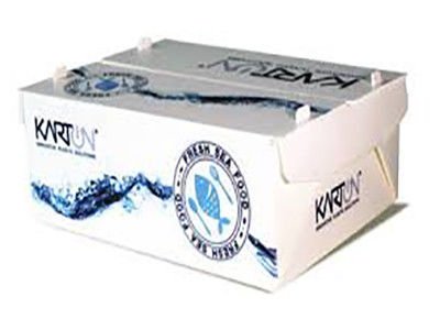 Corruone PP polipropilene 5 KG & 10 KG Casse di imballaggio per carne o pesce surgelati impermeabili personalizzate