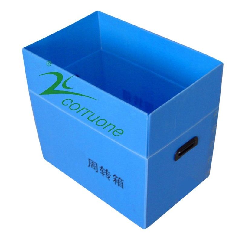 Correx impermeabile pp ha ondulato le scatole spesse di immagazzinamento nella scatola 12mm Corflute