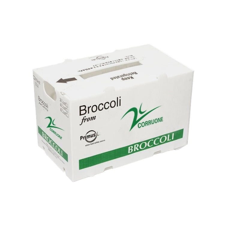 Fabbrica OEM Produce PP Plastic Corrugated Box per il mais dolce fresco Broccoli Aubergine Ginger Box