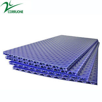 Strati di plastica verdi del cartone 4x8 degli strati 5mm di Coroplast 4 x 8