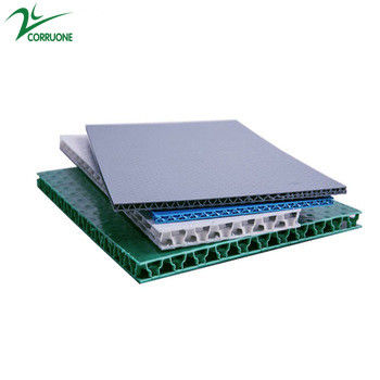 Strati di plastica verdi del cartone 4x8 degli strati 5mm di Coroplast 4 x 8
