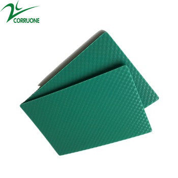 La plastica ondulata colorata riveste 4 il verde del pannello del favo di X8 pp