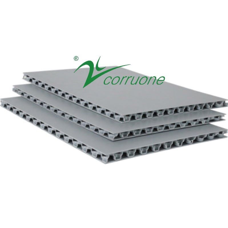 Rotolo di plastica ondulato di protezione della copertura 2mm-12mm Correx di anti slittamento