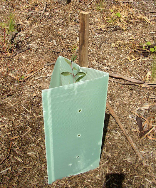 Eco pp ha ondulato la guardia che di plastica dell'albero Green Corflute Guards impermeabilizza
